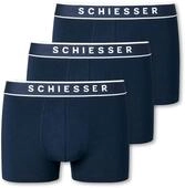3 Schiesser Shorts - Herren - Gr. Xl/7 - dunkelblau