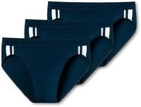 3 Schiesser Slips - Herren - Gr. M/5 - dunkelblau