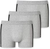 3 Schiesser Shorts - Herren - Gr. S/4 - grau