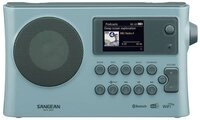 Sangean WFR-228BT Internet-Tischradio, Light Blue Radio (Akku-Ladefunktion,...