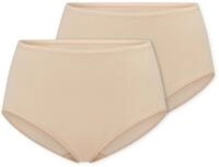 2 Schiesser Midi-Slips - Damen - Gr. 38 - braun