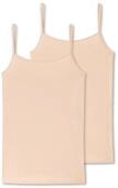 2 Schiesser Tops - Damen - Gr. 42 - braun