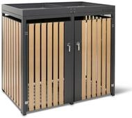 Tchibo - M&uuml;lltonnenbox mit Blumenkasten - 134x84x125cm - anthrazit -