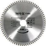 Yato Kreiss&auml;geblatt Hartmetall S&auml;geblatt f&uuml;r Aluminium 210x30mm 72Z...