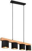 Trio Pendelleuchte &raquo;Cameron&laquo; - 75x12x150cm - schwarz -