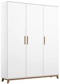 rauch Kleiderschrank &raquo;Carlsson&laquo; mit Dreht&uuml;ren - 136x53x203cm - braun -