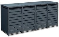 Tchibo - M&uuml;lltonnenbox - 264x80x116cm - anthrazit -