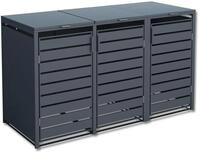 Tchibo - M&uuml;lltonnenbox - 200x80x116cm - anthrazit -