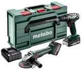 metabo Metabo Akku Combo Set 2.4.3 18 V BS 18 + W 18 L 9-125, metaBOX 165 L Akku
