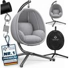 KESSER H&auml;ngesessel, Luxe H&auml;ngesessel mit Gestell weicher Sitzkissen