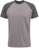 URBAN CLASSICS T-Shirt Urban Classics Herren Raglan Contrast Tee (1-tlg), grau