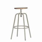 jankurtz Barhocker Paris, h&ouml;henverstellbar, Taupe, H&ouml;henverstellbar: 70 &ndash; 80 cm