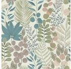 Rasch Vliestapete Rasch Selection Vinyl/Vlies, Botanical, blau creme 465310