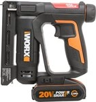 Worx Akku-Tacker WX843 NailForce, f&uuml;r N&auml;gel bis 15mm & Tackerklammer bis 14mm, mit