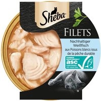 Sheba SHEBA&reg; Schale Filets Nachhaltiger Wei&szlig;fisch 60g, f&uuml;r: Katze