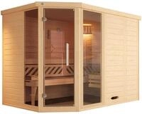 weka Sauna Design-Sauna KEMI Eck 2, BxTxH: 245 x 195 x 200 cm, 45 mm,...