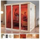 weka Sauna Kemi Panorama, BxTxH: 211 x 210 x 200 cm, 45 mm, 7,5 kW Bio-Ofen mit...
