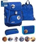 Belmil Schulranzen Belmil Premium Comfy Plus Estate Blue Schulranzen-Set 5-tlg