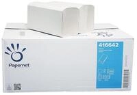Papernet&reg; Papierhandtuch, 2-lagig, 24 x 23 cm, Z-Falzung, naturwei&szlig;,
