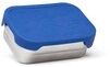 ergobag Lunchbox Edelstahl Brotdose, Edelstahl, (Edelstahl Brotdose, 3-tlg., 1x