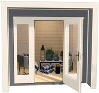 weka Gartenhaus 263 Gr.1, BxT: 245x250 cm