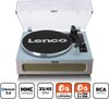 Lenco LS-440 Plattenspieler (Riemenantrieb, Bluetooth, mit 4 eingebauten