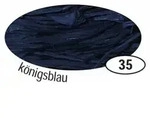 Folia Bastelfilz Naturbast Raffia - matt k&ouml;nigsblau 50 g. blau