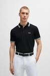 Poloshirt BOSS GREEN "Paddy Regular Fit", Herren, Gr. 3XL, schwarz (schwarz001),