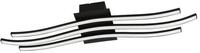 EGLO LED Deckenleuchte Roncade 1, Leuchtmittel inklusive, Deckenlampe 65 x 13 cm,