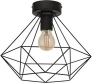 EGLO Deckenleuchte TARBES, ohne Leuchtmittel, Wohnzimmerlampe, Esszimmer, Flur,