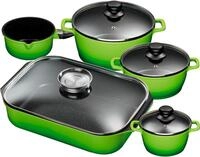 KING Topf-Set, Aluminiumguss (Set, 5-tlg., je 1 Kochtopf 16/20/24 cm,...