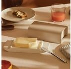 Alessi Butterdose Mattina Warm Grey, Porzellan, Metall
