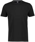 T-Shirt LERROS, Herren, Gr. XL (54), schwarz, Single Jersey, Obermaterial: 100%