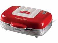 Ariete 3-in-1-Sandwichmaker Party Time 1972R, 700 W, Cookie-Maker, rot