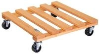 WAGNER design yourself Pflanzenroller PALETTI eckig 38 x 38 x 9,5 cm I f&uuml;r