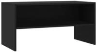 vidaXL TV-Schrank TV-Board Schwarz 80x40x40 cm Holzwerkstoff