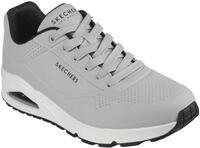 Sneaker SKECHERS "Uno - Stand on Air", Herren, Gr. 44, grau (hellgrau, schwarz),