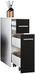 VCM Midischrank Holz Badm&ouml;bel Nischenschrank Raumteiler Bad Zalo