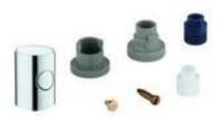 Grohe Badarmatur Grohe Metallgriff 47984 DN 15 Mengengriff mit EcoButton chrom
