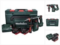 metabo Akku-Kombibohrhammer KH 18 LTX BL 24 Q Akku Kombihammer 18 V 2,2 J + 2x...
