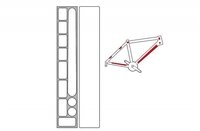 Zefal Schutzfolie Z&eacute;fal Rahmenschutzfolie Skin Armor Set M Fahrrad Zubeh&ouml;r