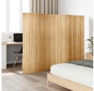 vidaXL Stellwand vidaXL Raumteiler Bambus Breite 250 cm H&ouml;he 165 cm Natur