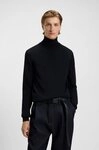 HUGO Rollkragenpullover San Thomas-M aus Merinowolle, regular fit