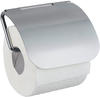 WENKO Toilettenpapierhalter Static-Loc® Plus Osimo, mit Deckel, Befestigen ohne