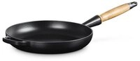 LE CREUSET Bratpfanne Bratpfanne 24 cm Signature schwarz, 1,6l, Gusseisen,