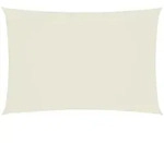 vidaXL Sonnensegel Sonnensegel Oxford-Gewebe Rechteckig 2,5x4,5 m Creme, (1-tlg)