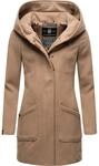 Wintermantel MARIKOO "Wintermantel Maikoo", Damen, Gr. M, grau (taupe grau),