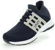 UYN Nature Tune (Merinowolle, flexibel, nahtlos) dunkelblau/anthrazit Sneaker