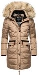 Navahoo Steppmantel Paula stylischer Winter Parka m. edlem Fellimitat