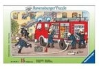Ravensburger Puzzle Kinderpuzzle 15 Teile - Mein Feuerwehrauto, Puzzleteile